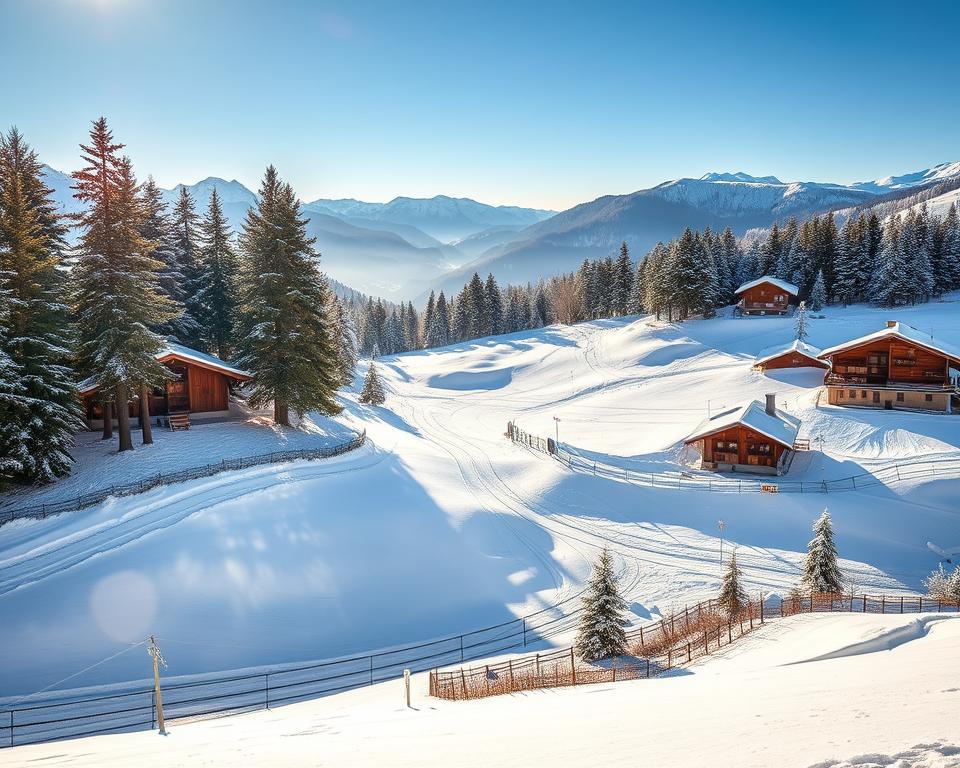 Winterlandschaft in Damüls-Mellau
