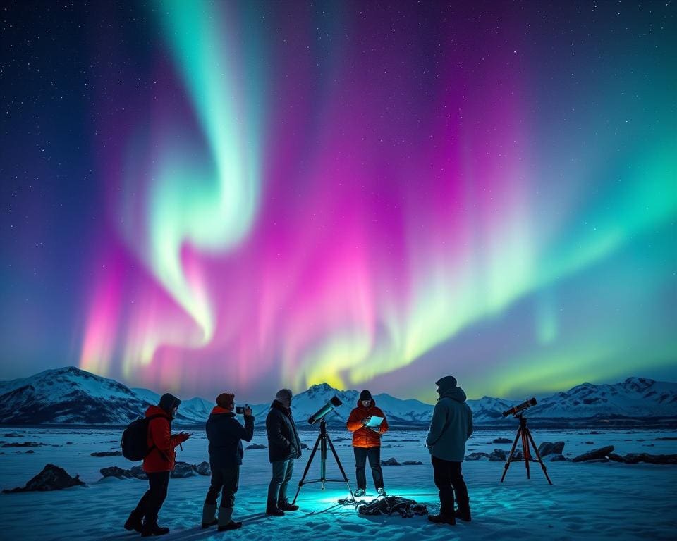 Wissenschaftliche Erklärung Polarlichter