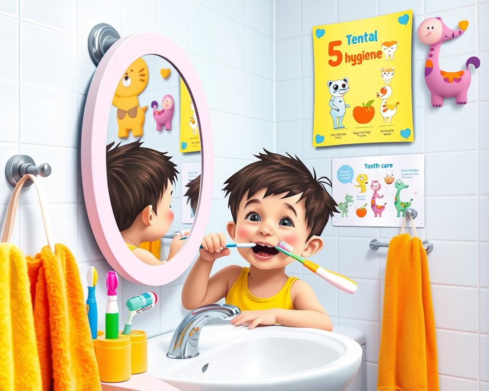Zahnpflege-Routine für Kinder