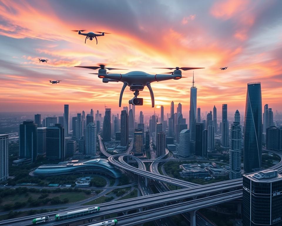 Zukunft des Warentransports mit autonomen Drohnen