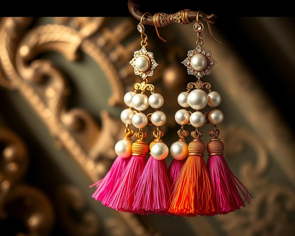 extravagante Ohrringe