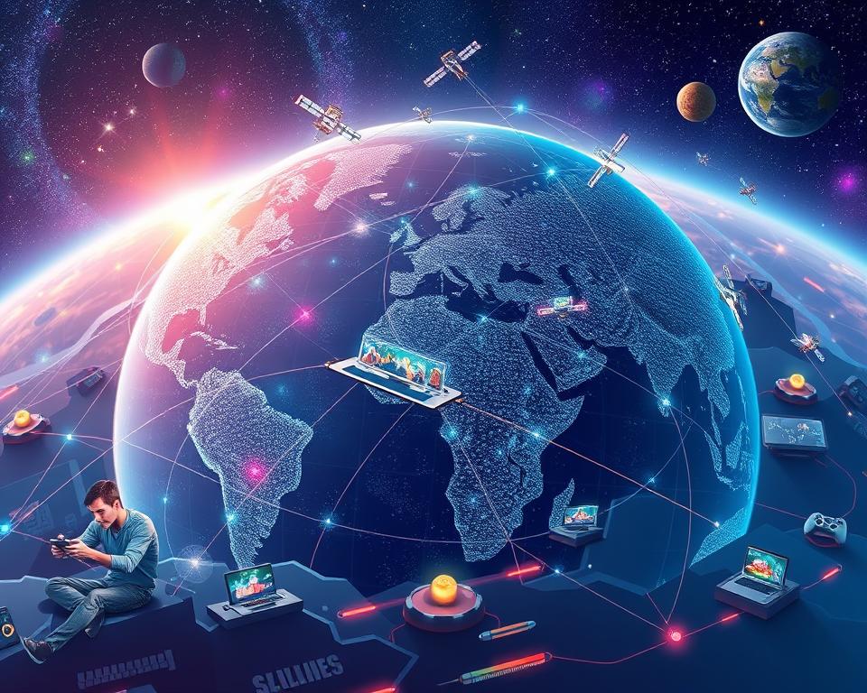 globale Vernetzung im Gaming-Netzwerk