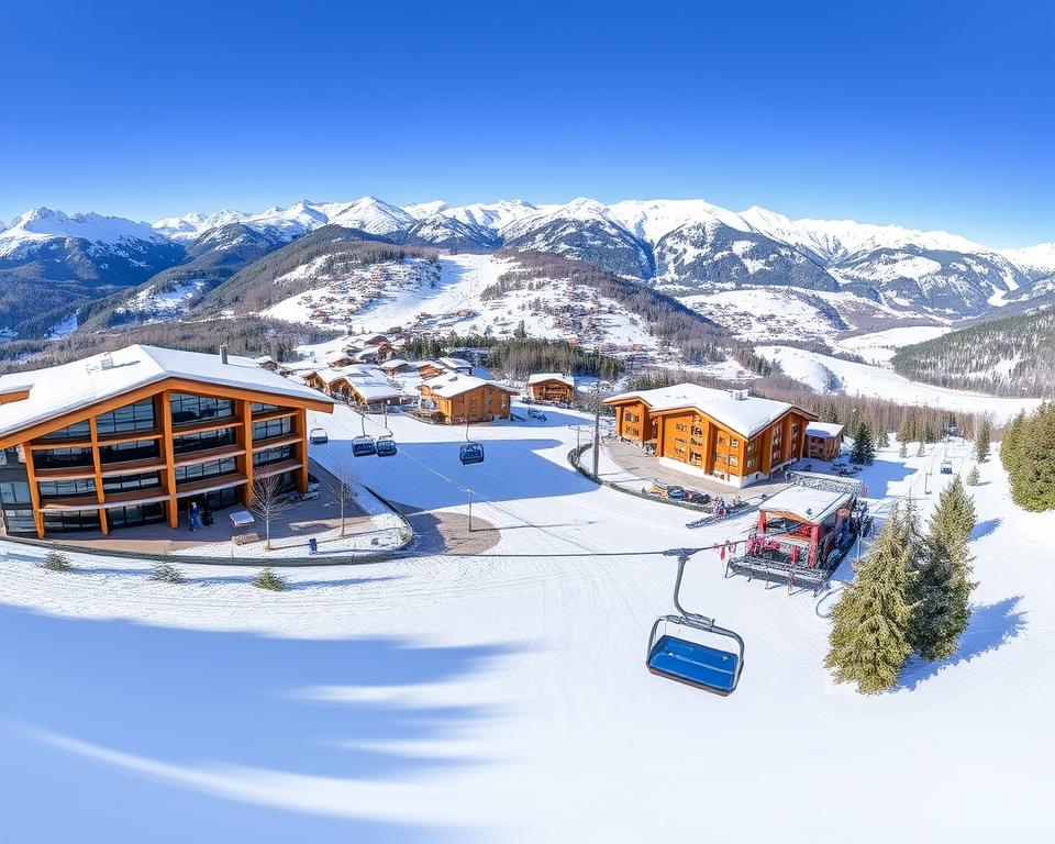 moderne Infrastruktur Les Arcs