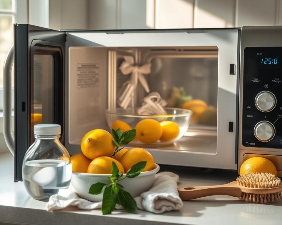 natürliche Reinigungstipps für Mikrowellen