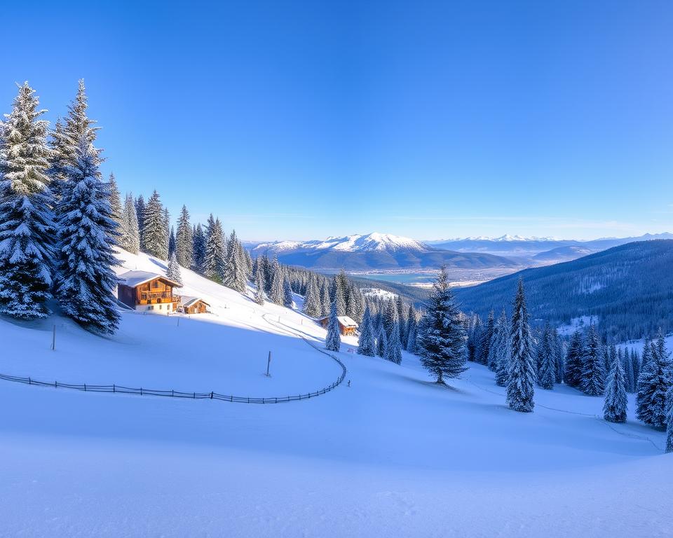 ruhiges Skigebiet Sainte-Foy Frankreich