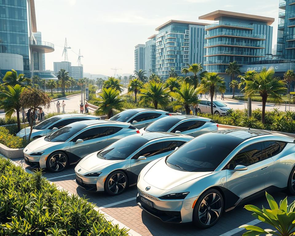 solarelektrische Autos