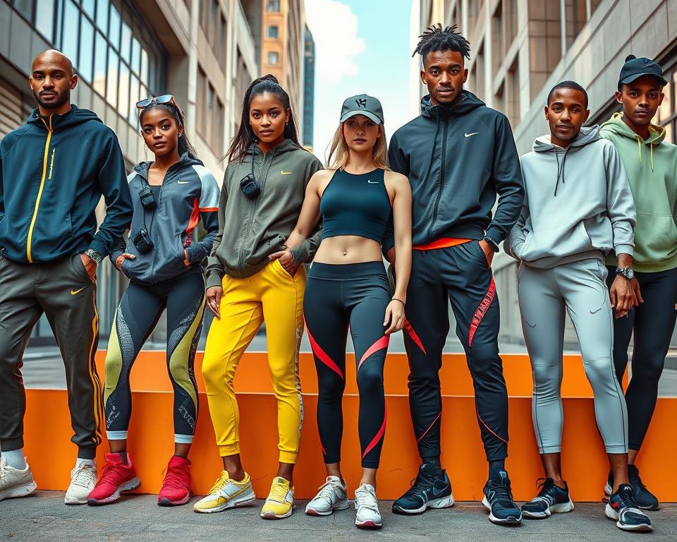 stylische Sportbekleidung