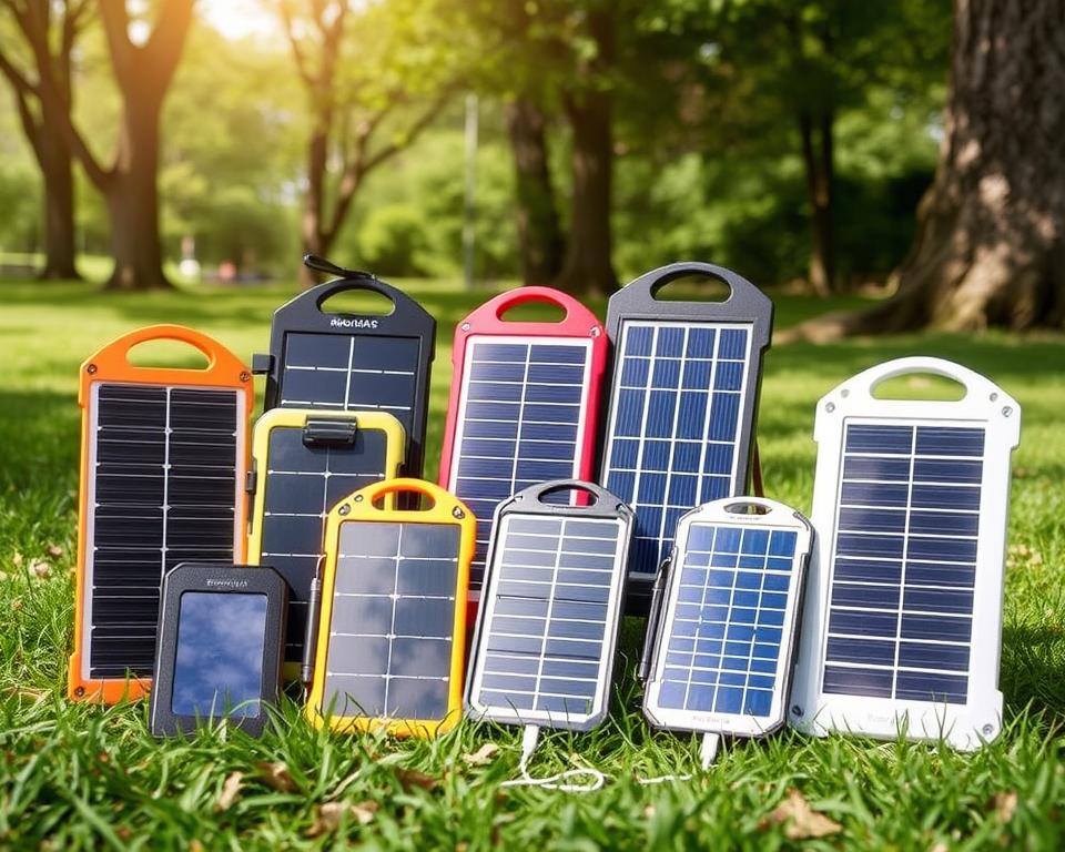 tragbare Solarladegeräte