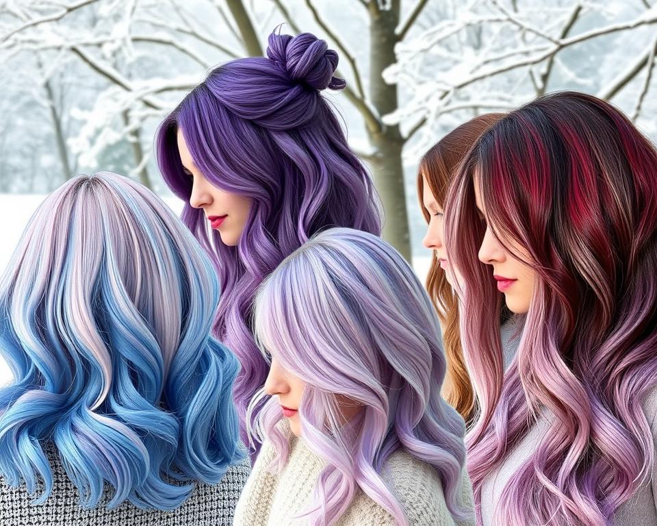 trendige Haarfarben für den Winter