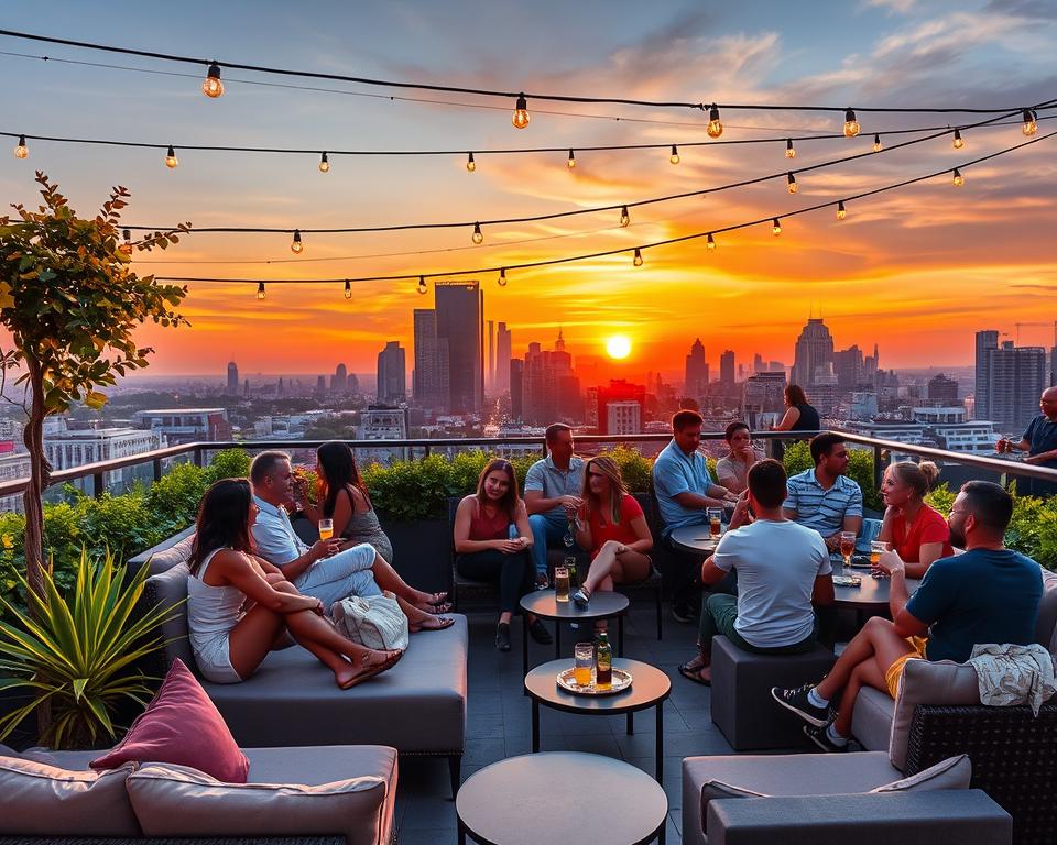 trendige Rooftopbars mit atemberaubenden Ausblicken