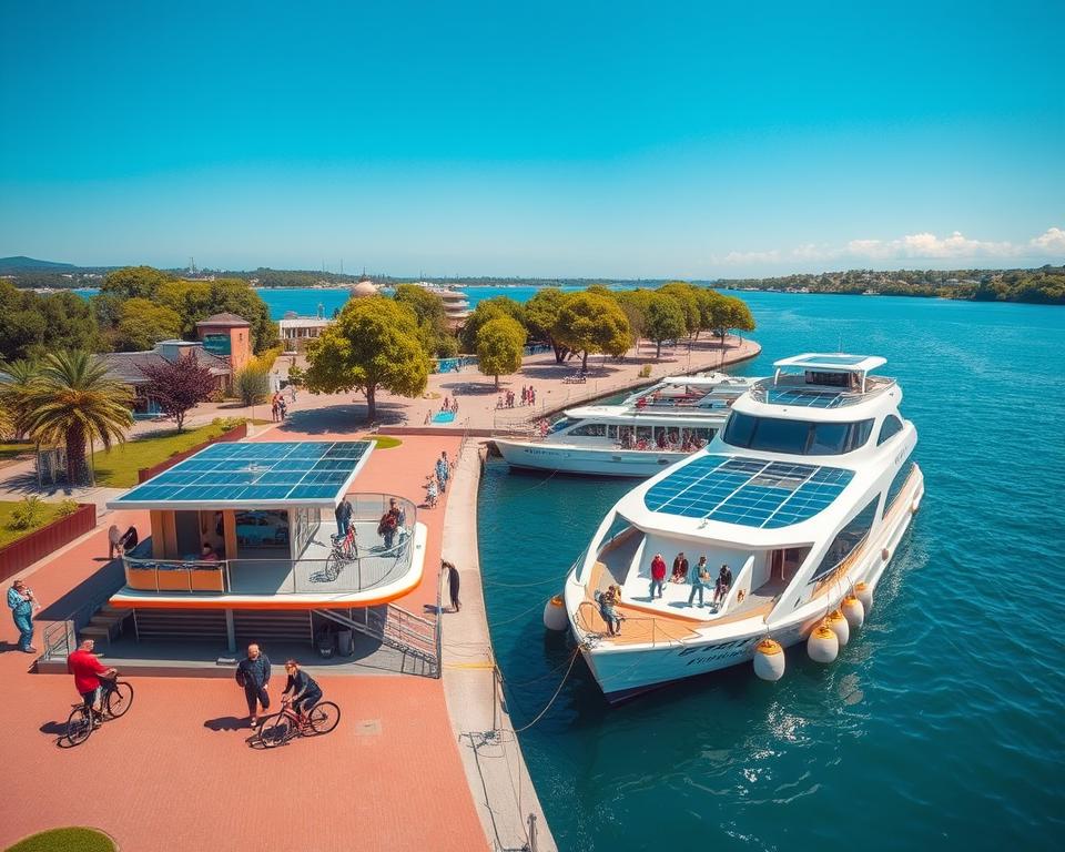 umweltfreundliche Fährverbindungen