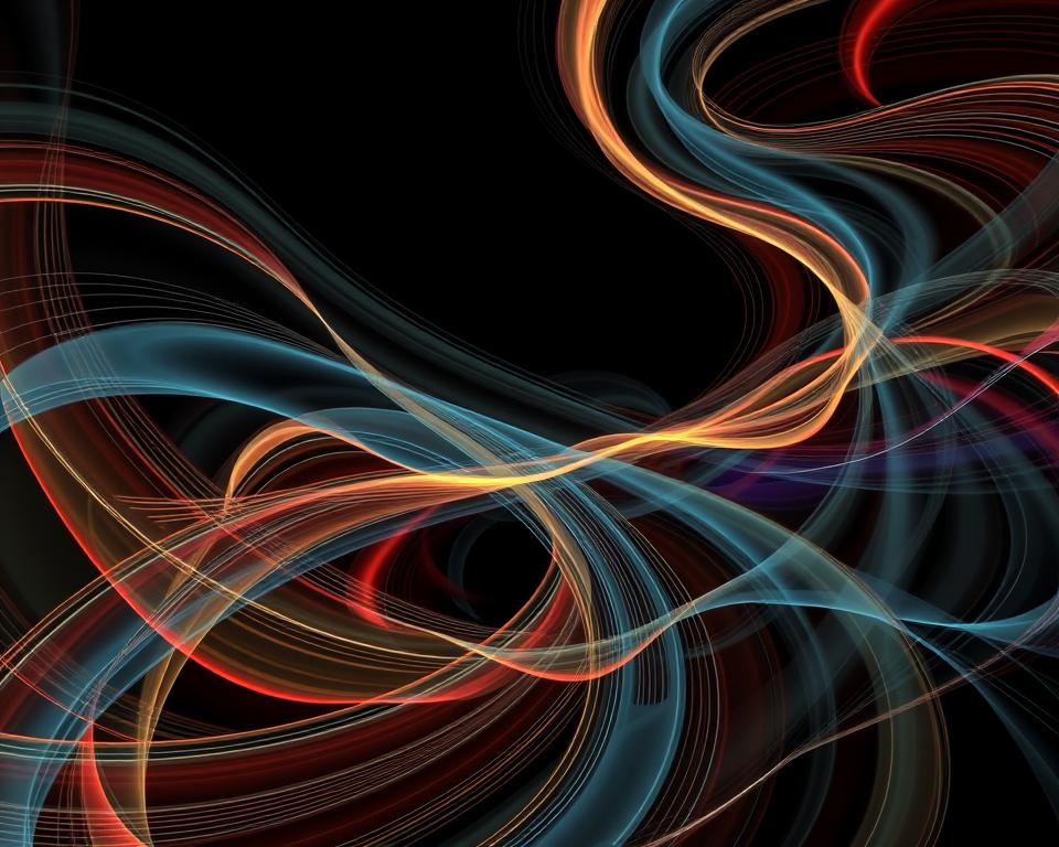 Bewegung und Rhythmus in Linien