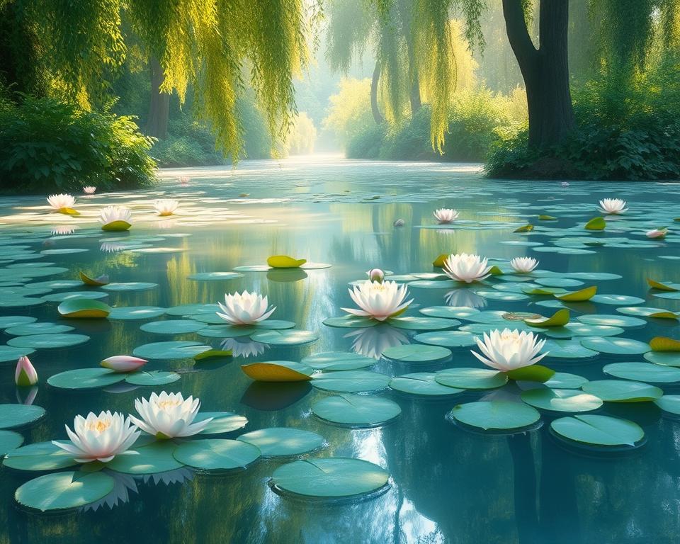 Die Magie von Monets Seerosen als Kunstdruck erleben