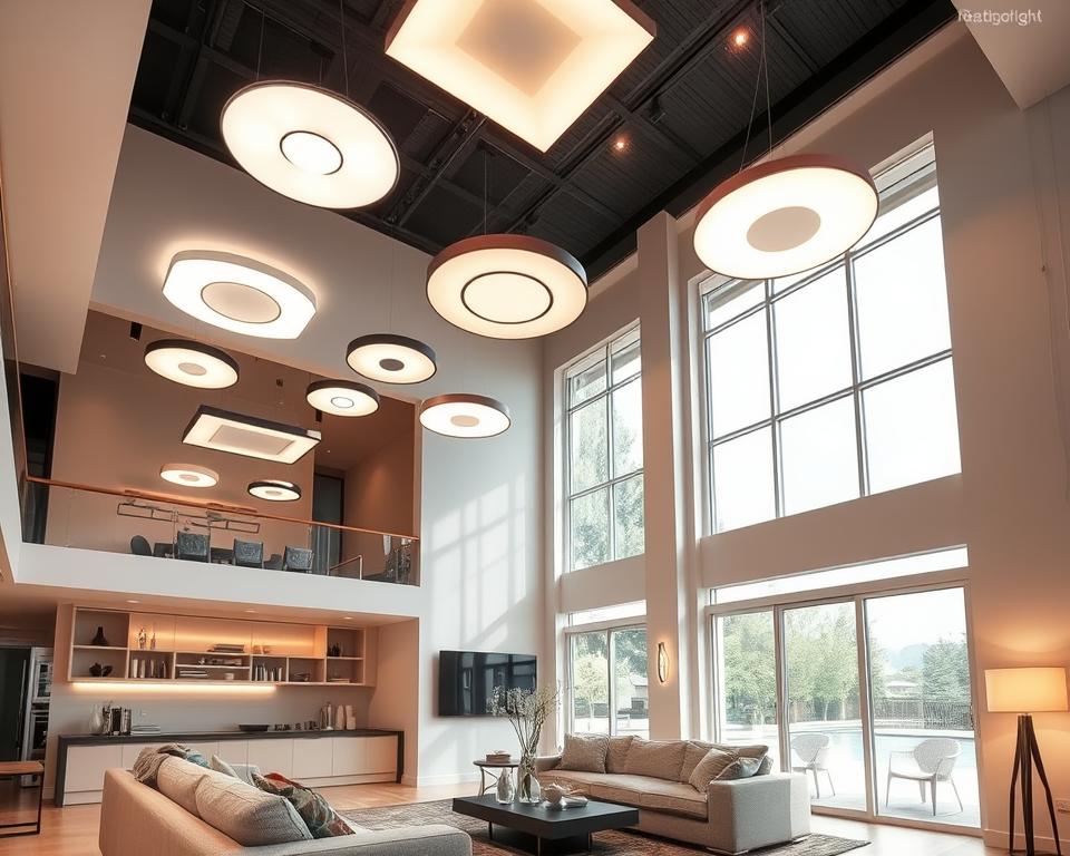 Die besten LED-Deckenlampen für große Wohnbereiche