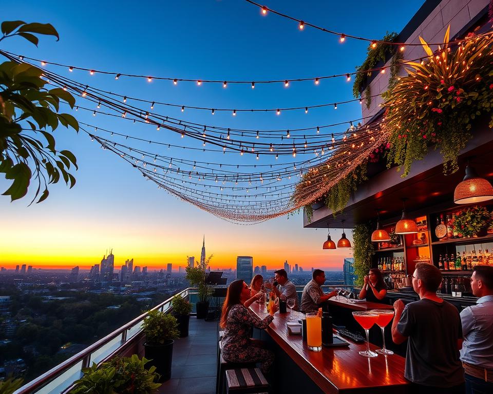 Die besten Rooftop-Spots für Cocktails und Musik