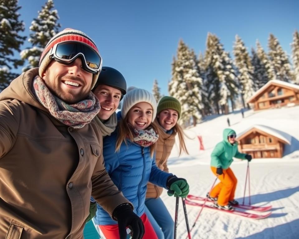 Familien-Skiurlaub