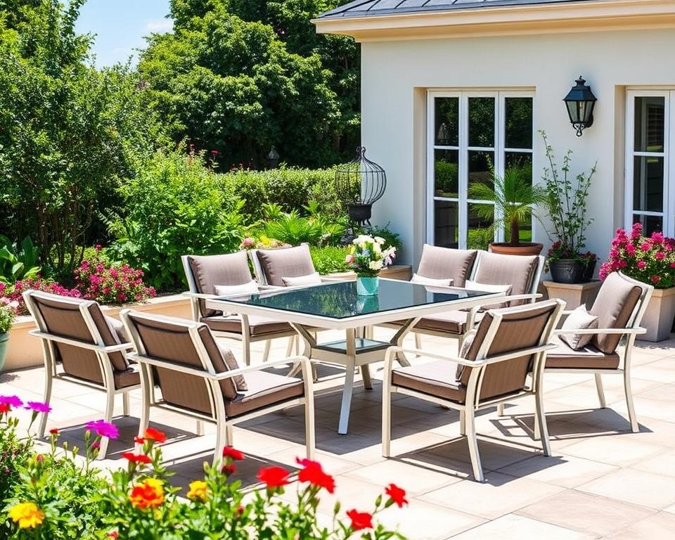 Hochwertige Aluminium Terrassenmöbel