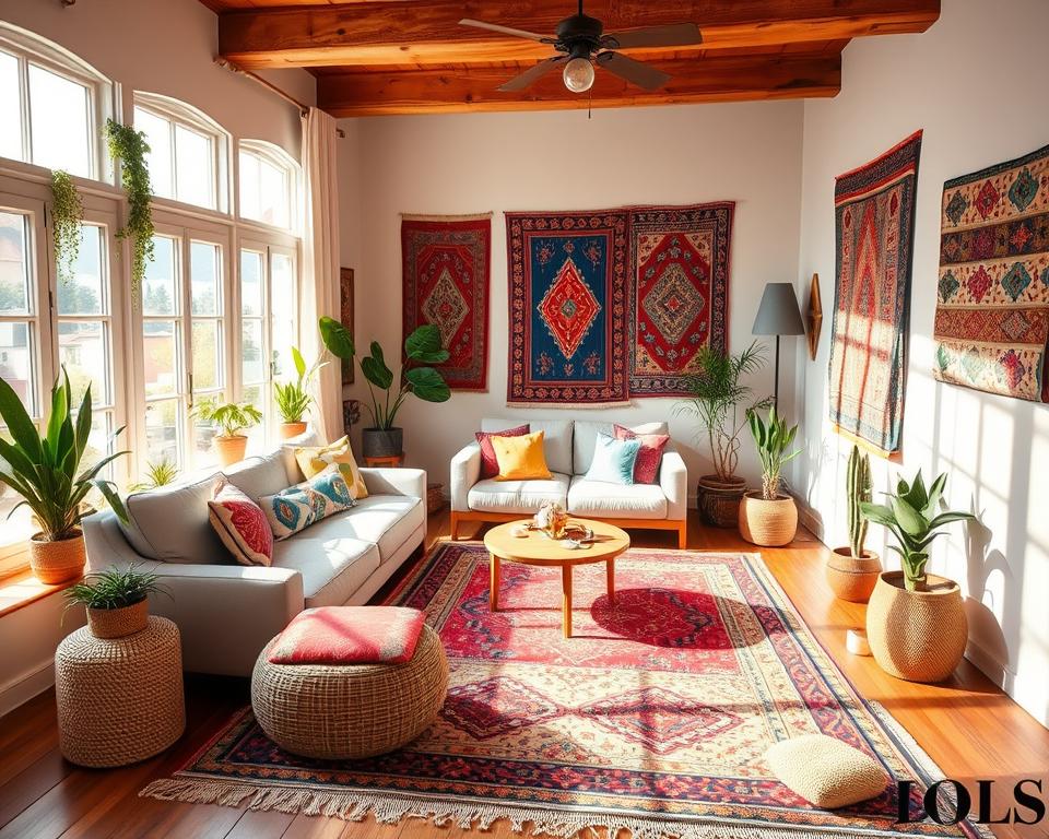 Inspiration für den Wohnbereich mit Ethno-Teppichen