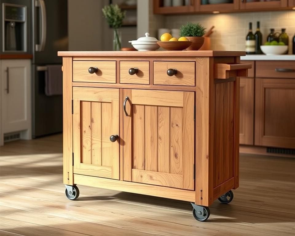 Küchenwagen aus Holz