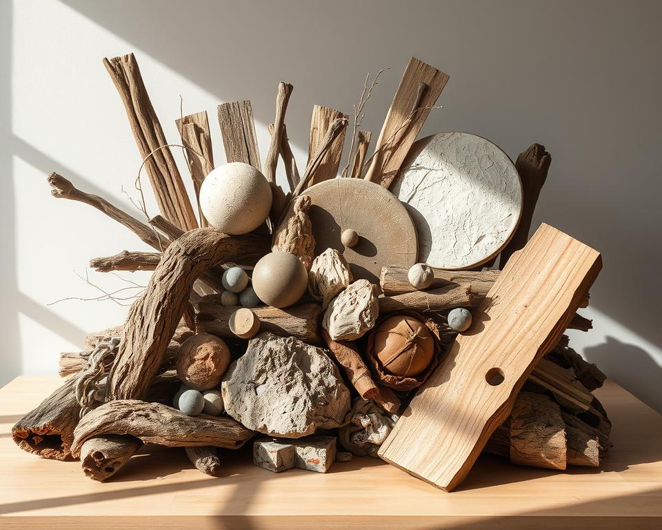 Kunstwerke aus Materialien