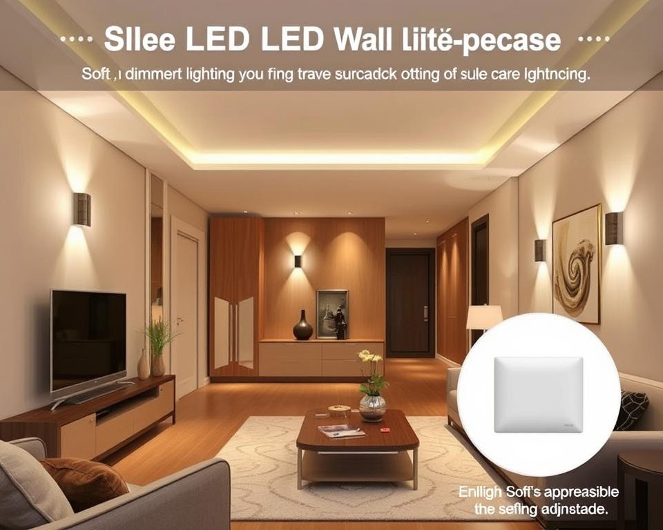 LED-Beleuchtung für die Wand