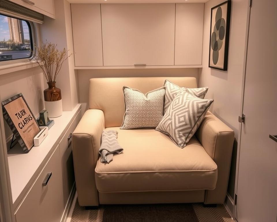 Multifunktionale Schlafsessel für kompakte Gästezimmer