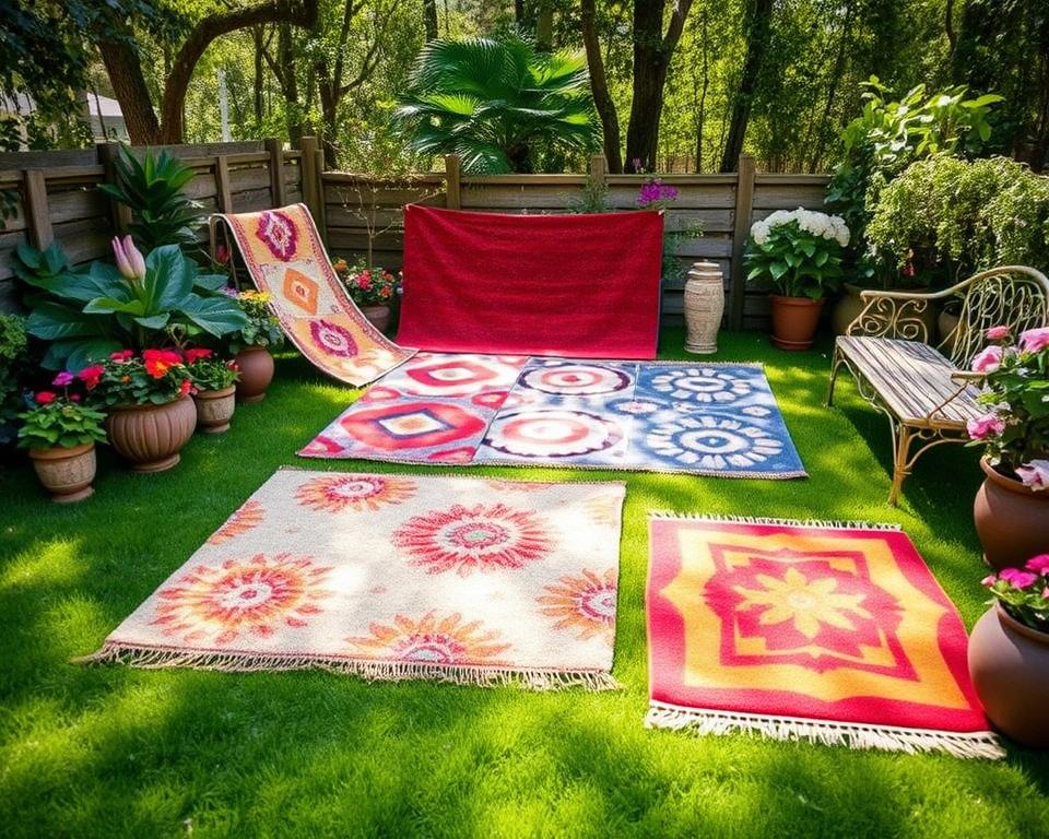 Outdoor-Teppiche aus recyceltem Material für Nachhaltigkeit