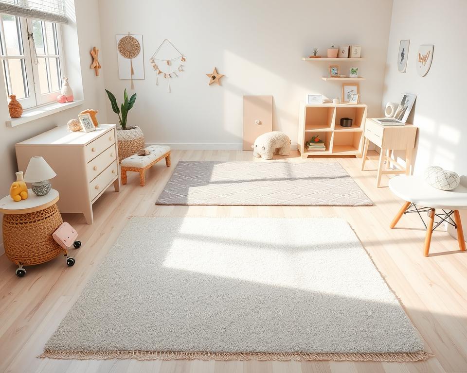 Teppiche im modernen Stil für minimalistische Kinderzimmer