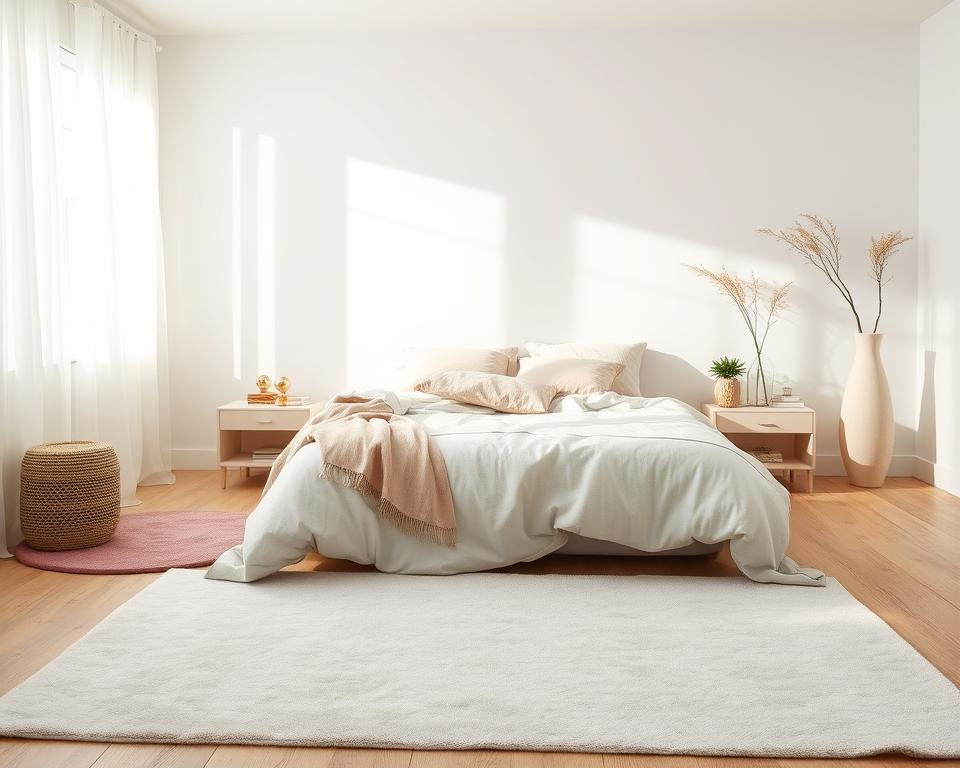 Teppiche in gedeckten Farben für harmonische Schlafräume