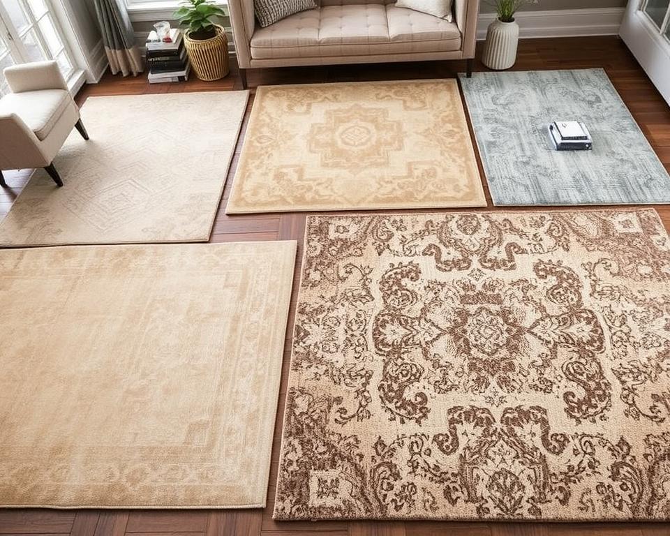 Teppiche in gedeckten Tönen für vielseitige Wohnräume