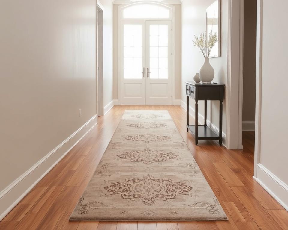 Teppichläufer in neutralen Farben für Flure und Treppen