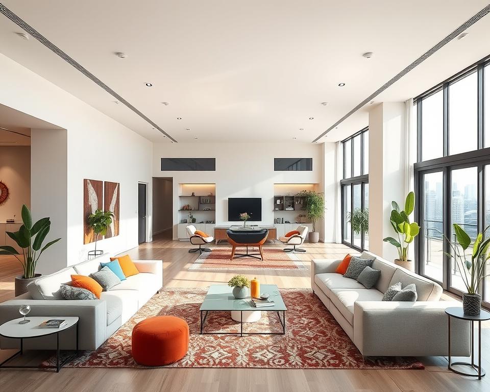 modernes Wohnambiente