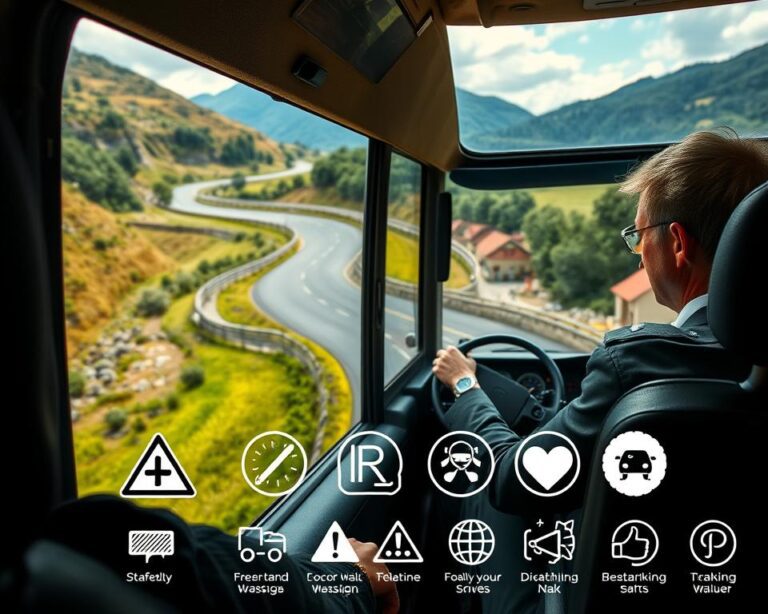 Touristenbusfahrer: Wie man Reisende sicher zu Sehenswürdigkeiten bringt