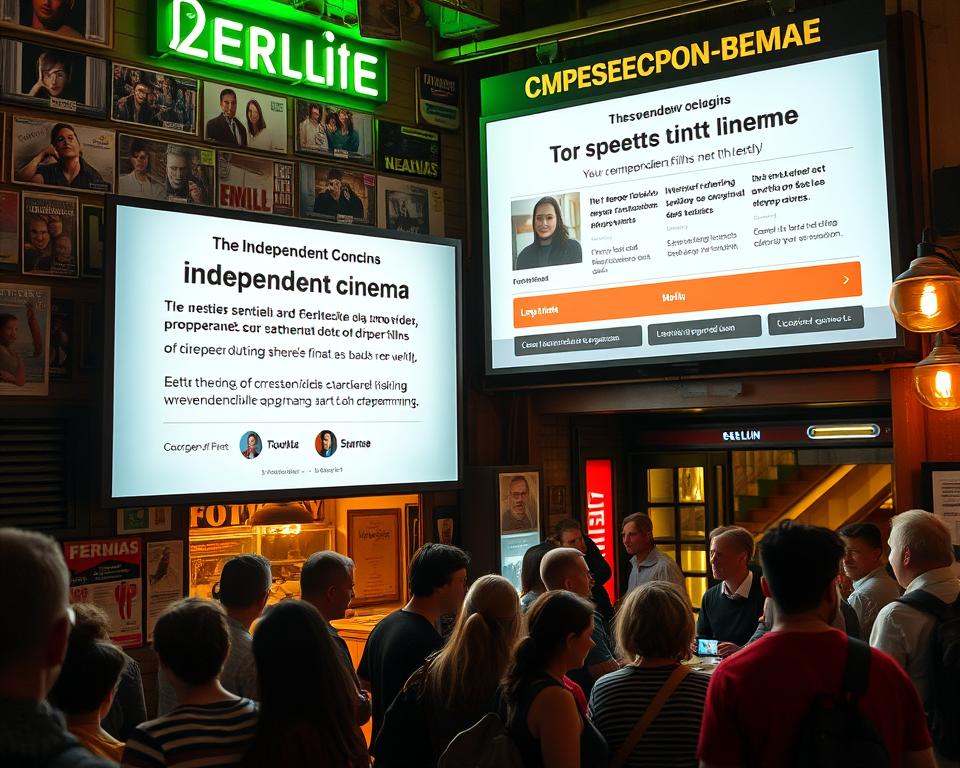Wie finanziert ein Berliner Kino seine Filme durch Crowdfunding?