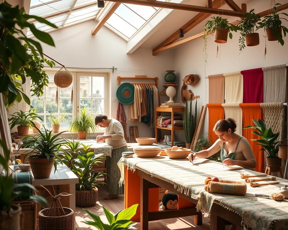 nachhaltige Textilverarbeitung