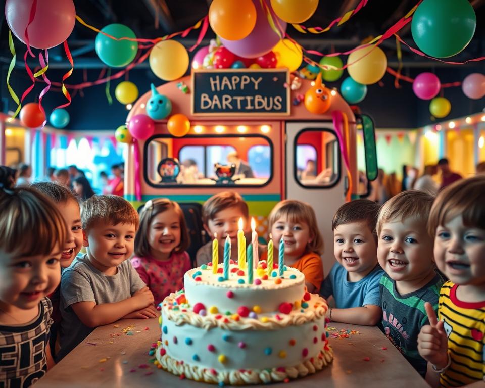 Einzigartig & kreativ: Kindergeburtstag mit dem Basti-Bus!