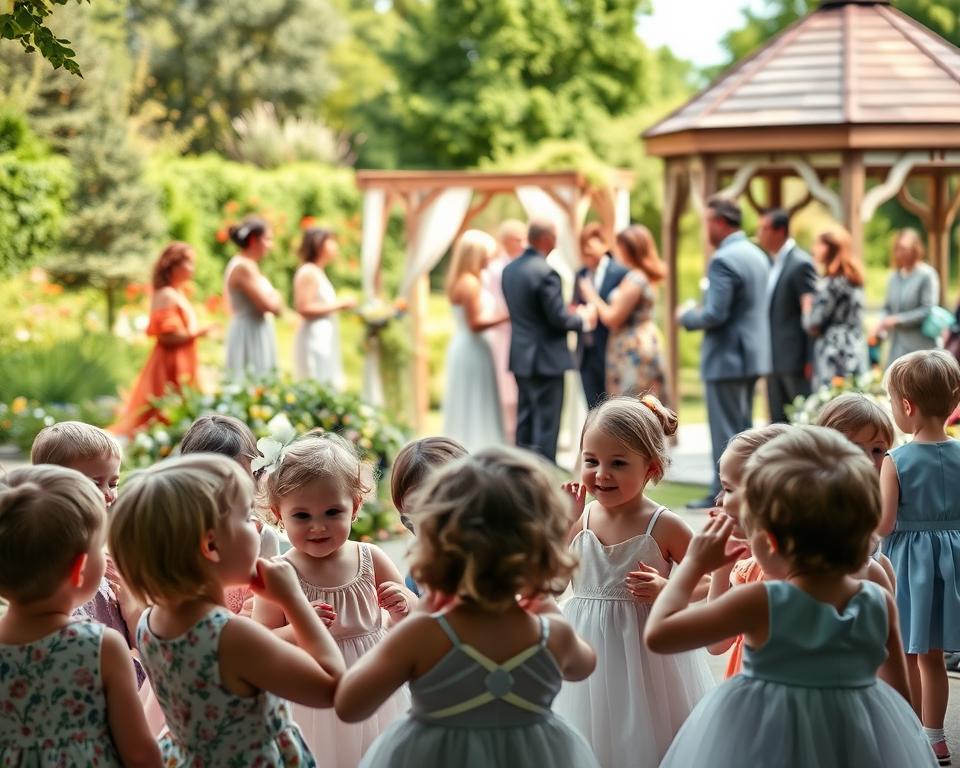 Ideen für Kinderbetreuung während einer kinderfreundlichen Hochzeit Ideen für Kinderbetreuung während einer kinderfreundlichen Hochzeit
