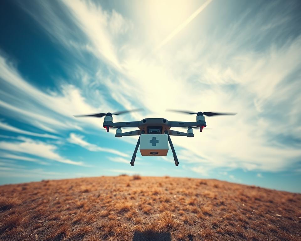 Können Drohnen in Zukunft Medikamente liefern?