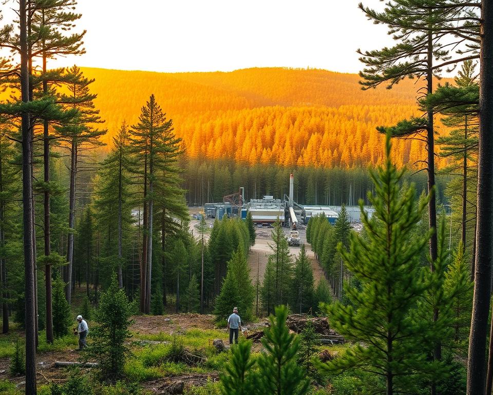 Nachhaltigkeit in der Holzproduktion