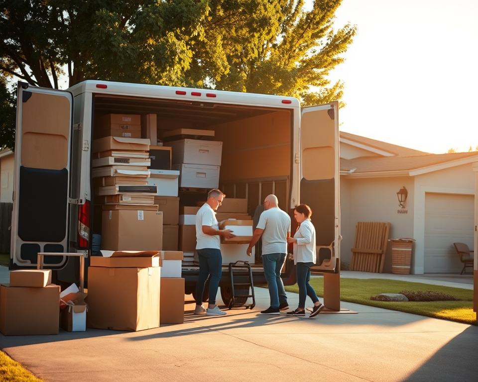 Umzug mit Zwischenlagerung