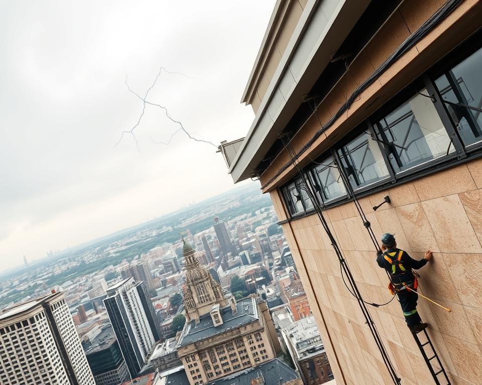 Blitzableiter Installation