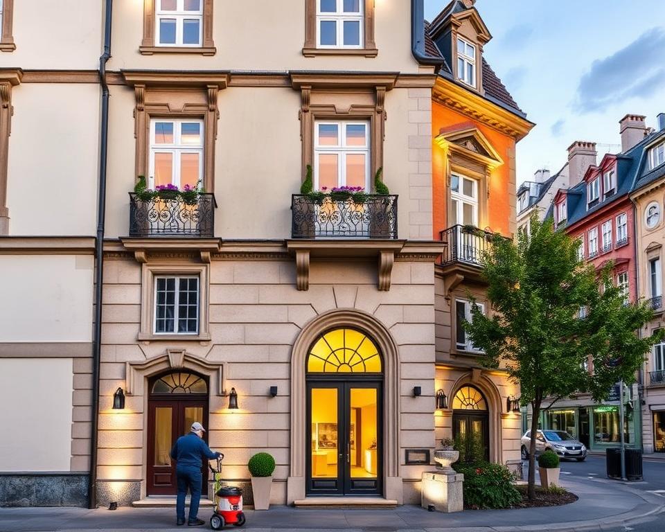 Fassadenreinigung und Steinreinigung