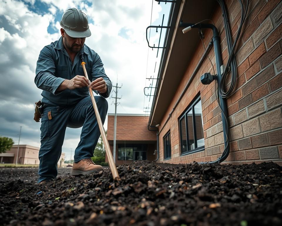 Wie ein Blitzschutzinstallateur Gebäude sichert