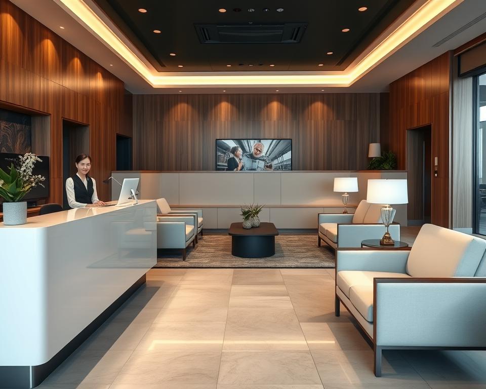 Wie funktioniert ein professioneller Empfang?