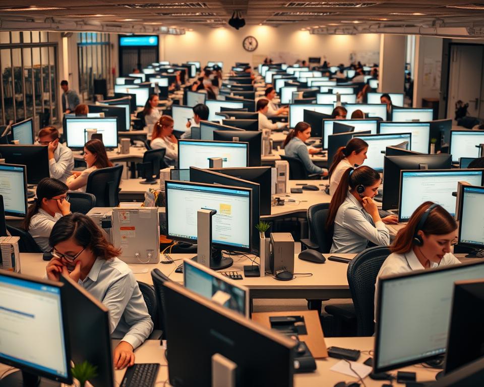 Wie läuft ein Arbeitstag im zentralen Kundenservice?