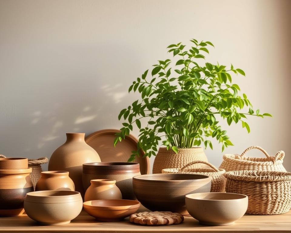 natürliche Wohnaccessoires