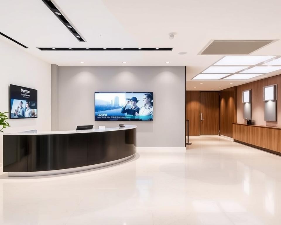 technologische Lösungen im Empfangsbereich