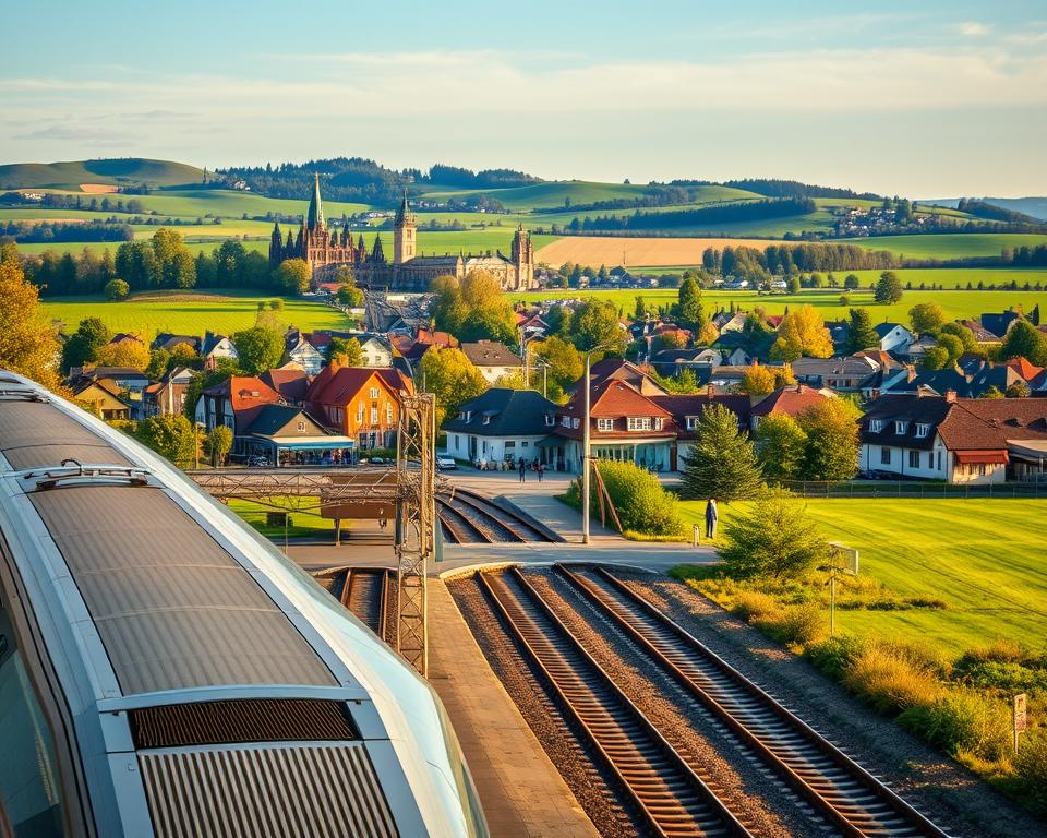 Was bietet Nauen für Pendler nach Berlin?