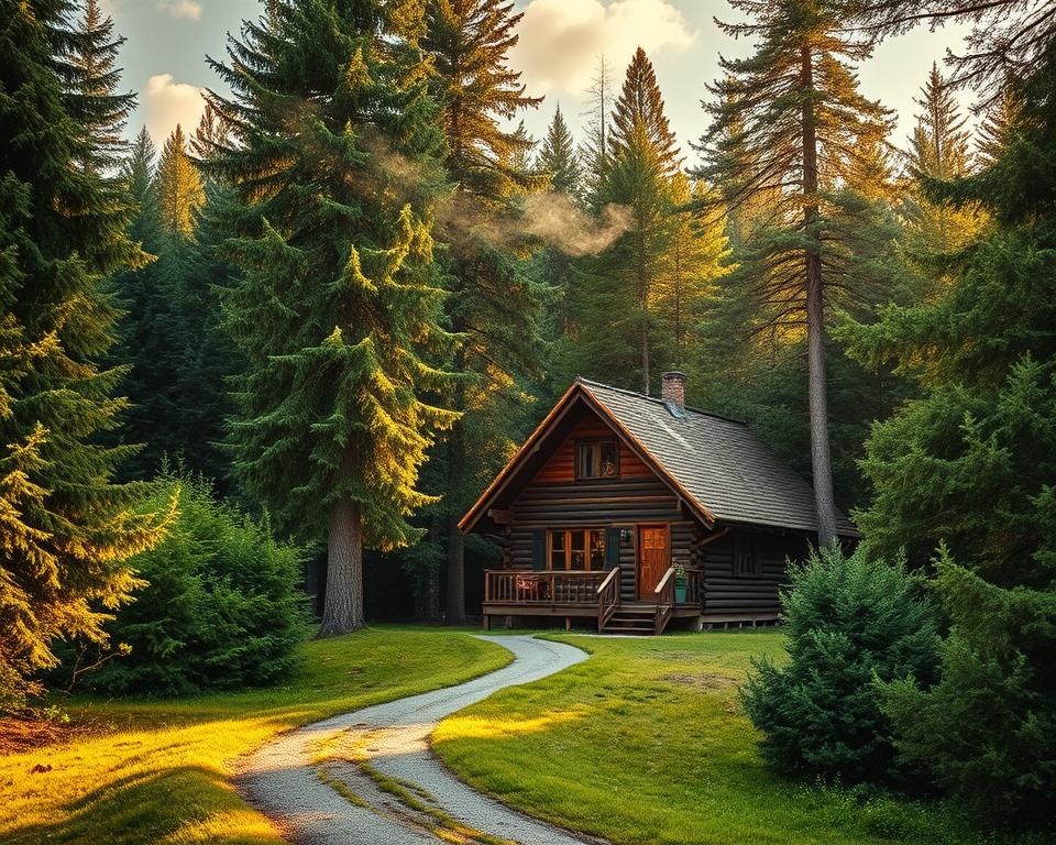 Wie wohnt man zwischen Wäldern in Lohberg im Bayerischen Wald?