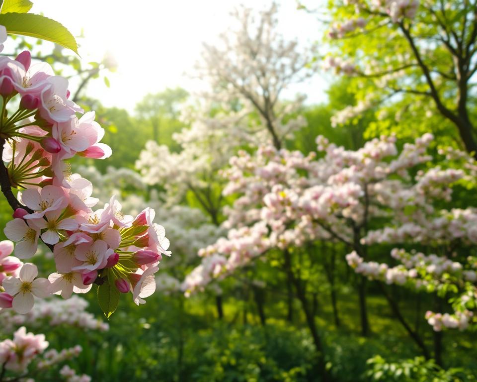 Baumbestimmung und blühende Bäume